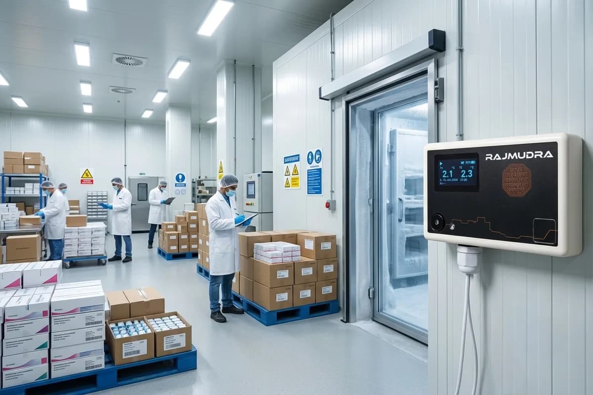 Pharmaceutical temperature monitoring